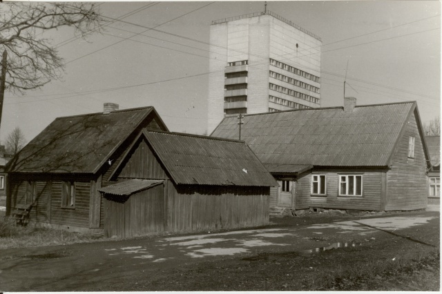 foto Paide Aiavilja ja Pärnu tänava nurk 1985