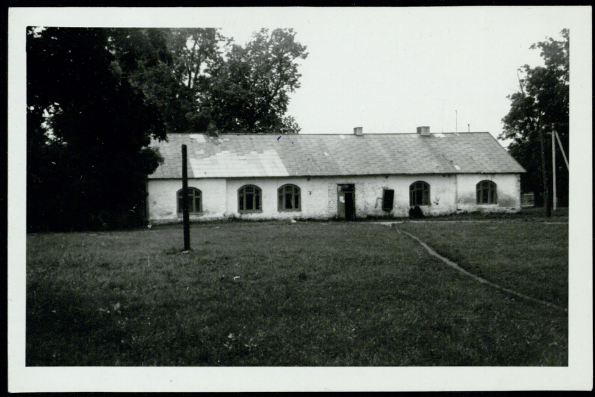 Main building of Old-Märjamaa Manor. 1976