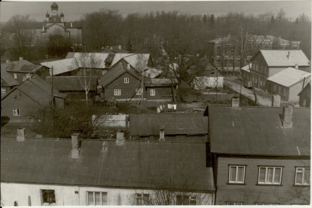 foto Paide Vee ja Rüütli tänav 1985