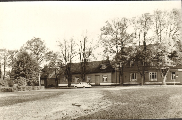 foto, Paide 21.Juuli väljak 1971.a.