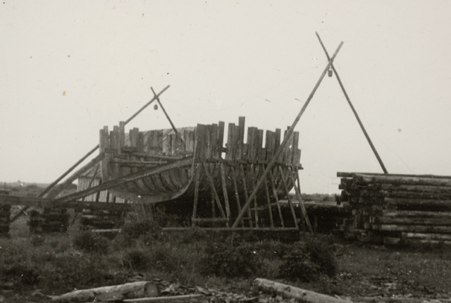 Laeva ehitamine Saaremaal 1940. aastal