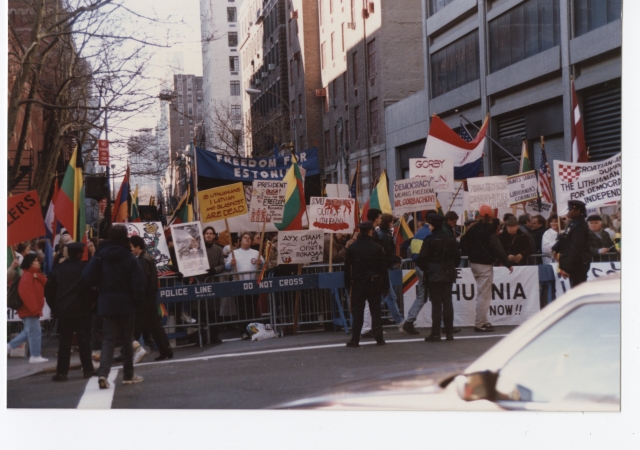 Balti riikide okupatsiooni vastane meeleavaldus Ameerika Ühendriikides