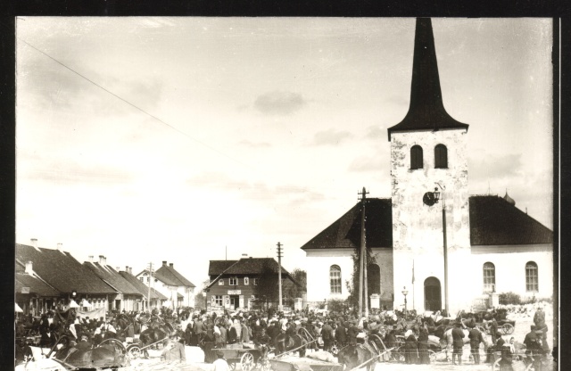 foto, laat Paide Turuplatsil 1909.a.