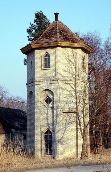 Water tower of railway station Lääne County Lihula vald Lihula