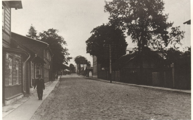 fotokoopia, Paide Pärnu tänav 1930-ndatel a.