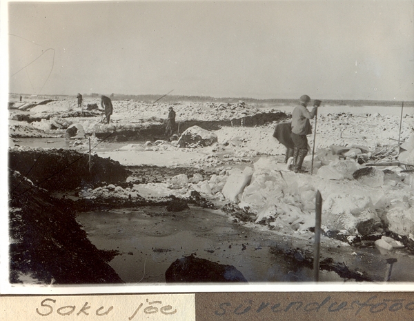 foto Saku jõe süvendustööd