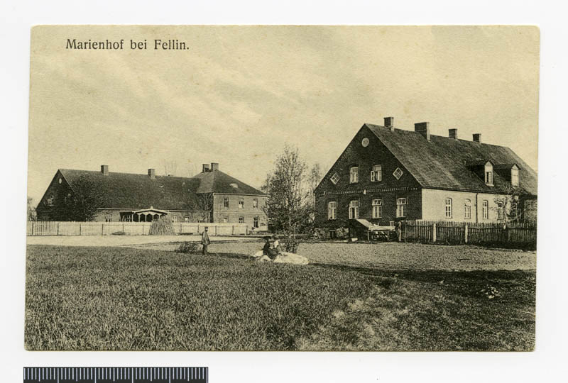 fotopostkaart, Viljandi khk, Jämejala, haigla, u 1905, trükk E. Ring (Fellin)
