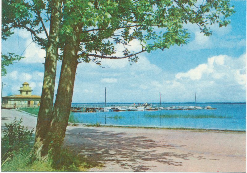Postkaart. Haapsalu Promenaad ja jahtklubi 1979