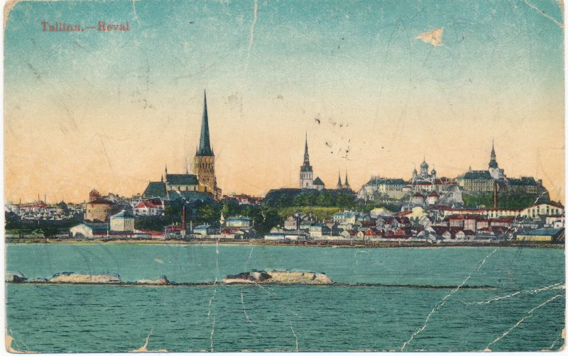 Postkaart. Tallinna vaade. 1922.