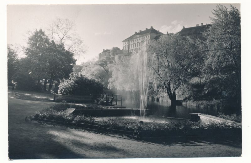 Fotopostkaart. Tallinna vaade. Šnelli tiik. 1962. Foto: E. Saar