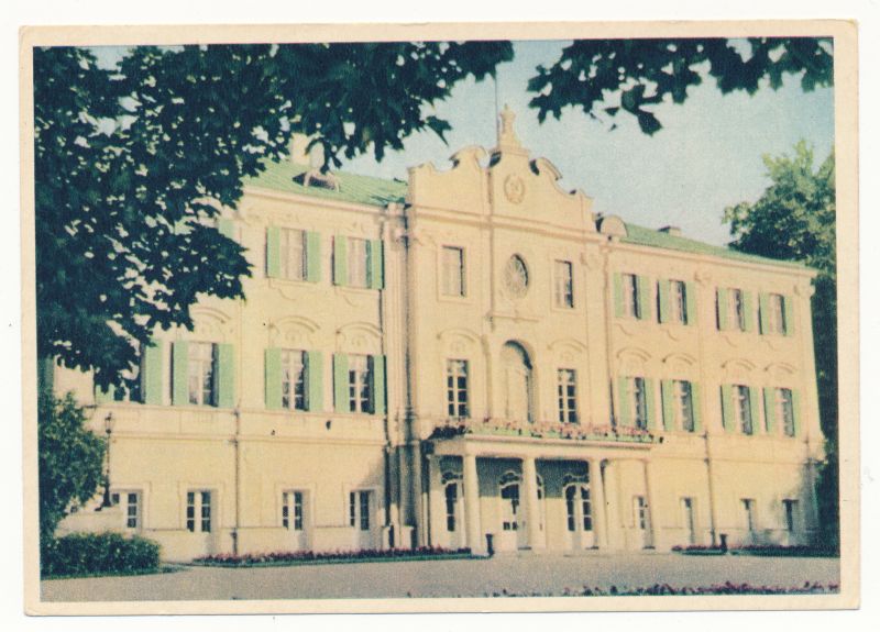 Postkaart Tallinna vaade - Kadrioru loss 1953