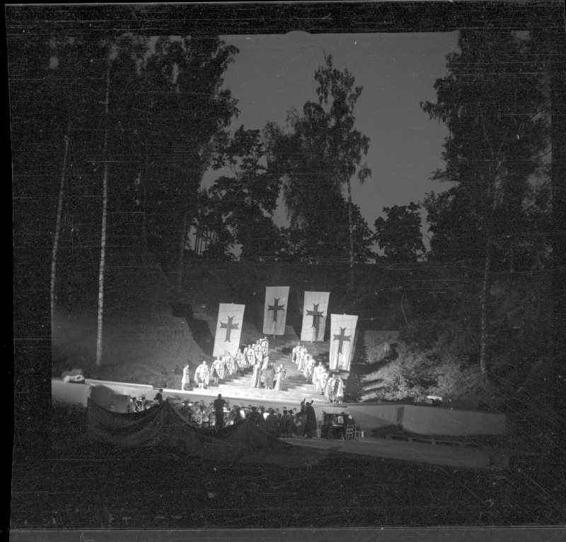 Evald Aava ooperi "Vikerlased" Vanemuise etendus Kassitoome orus, 1959. a