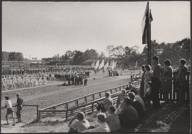 foto, Viljandi, staadion, spordipeo avamine, u 1962, foto A. Kiisla