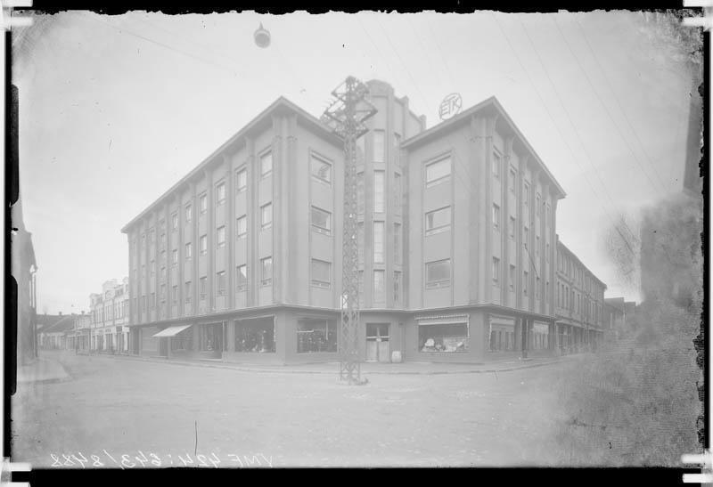 fotonegatiiv, Viljandi, Lossi tn 29, hotell-restoran EVE, 1938-1939, foto J. Riet