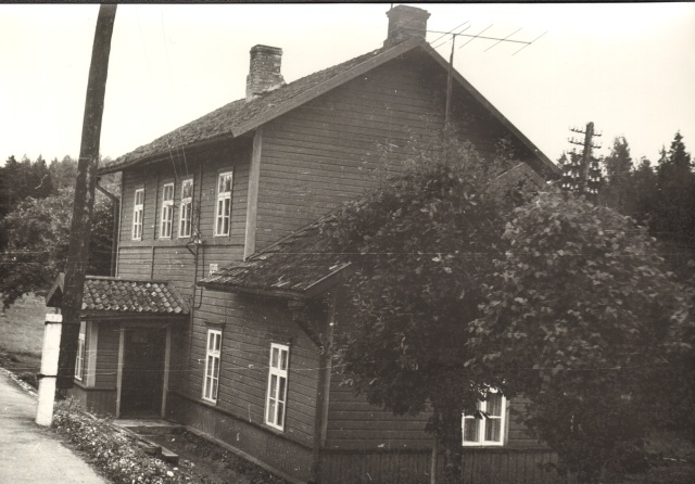 foto, Kolu raudteejaama hoone 1975.a.