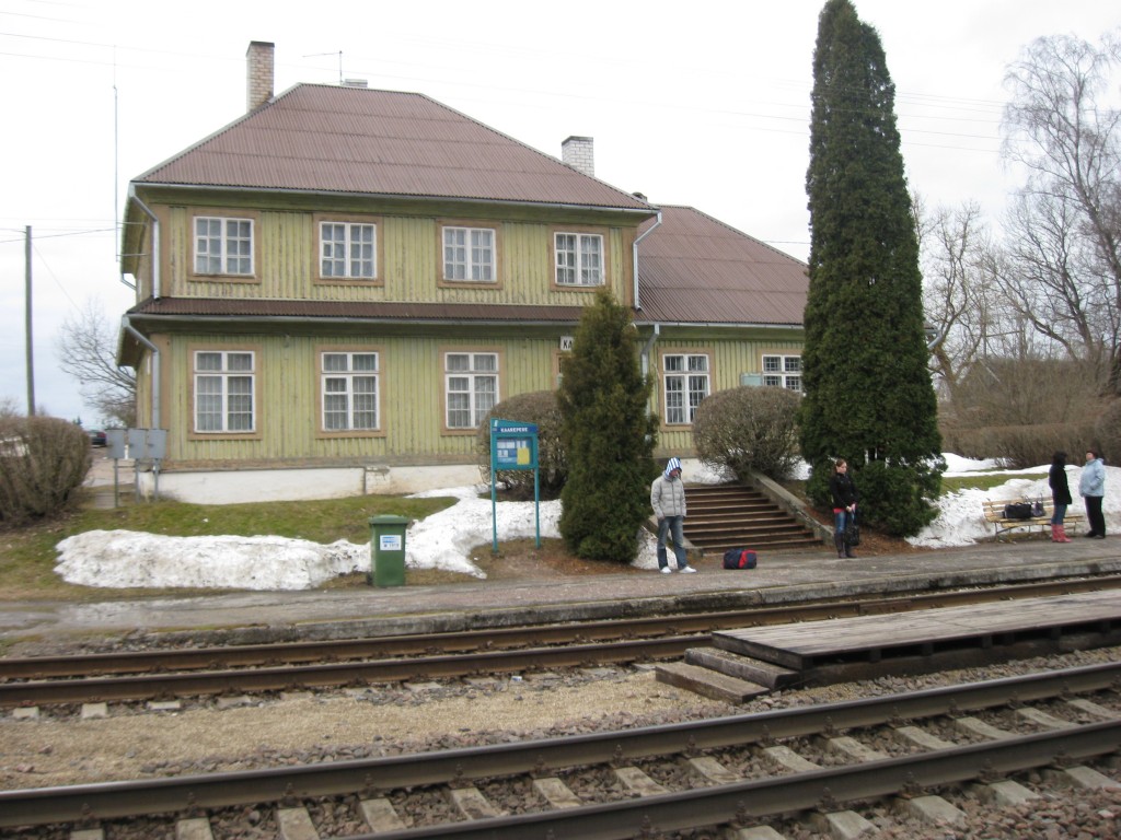 Main building of Kaarepere Railway Station