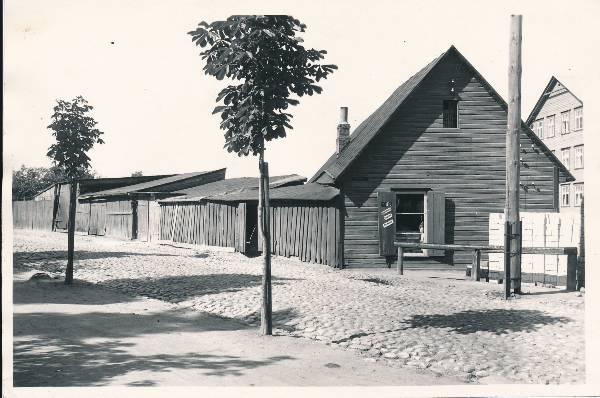 Tartu linnavaade. Maja Kastani ja Võru tn nurgal. 1939.a.