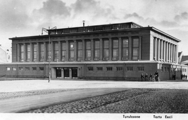 Turuhoone (arh. V. Tippel). Tartu, 1939.