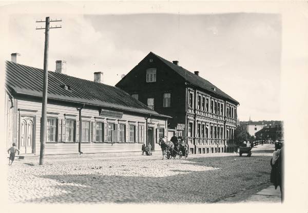 Vene tänav, vaade Puusilla suunas. Tartu, u 1910-1915.