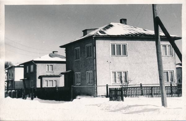 Uuselamud (eramud) Mäe tänaval. Tartu, 1960-1965.