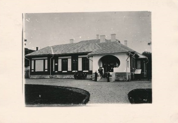 Tartu linnavaade. Eesti Üliõpilaste Seltsi maja J.Tõnissoni (Viljandi) tn 1. 1962.a.
