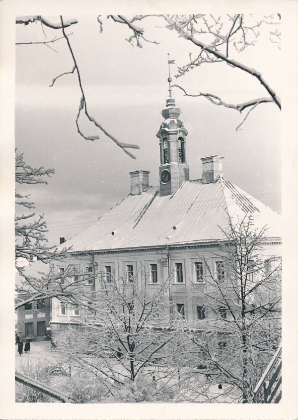 Tartu raekoda, tagakülg. 1965