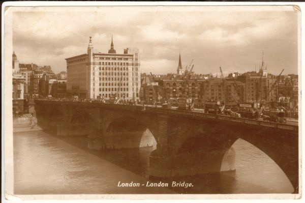 Fotopostkaart. Inglismaa. London. London Bridge