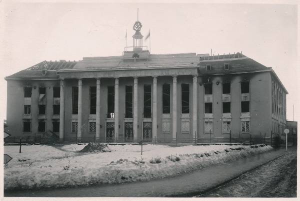 Kaitseliidu hoone, taastamine. Tartu, 1941.