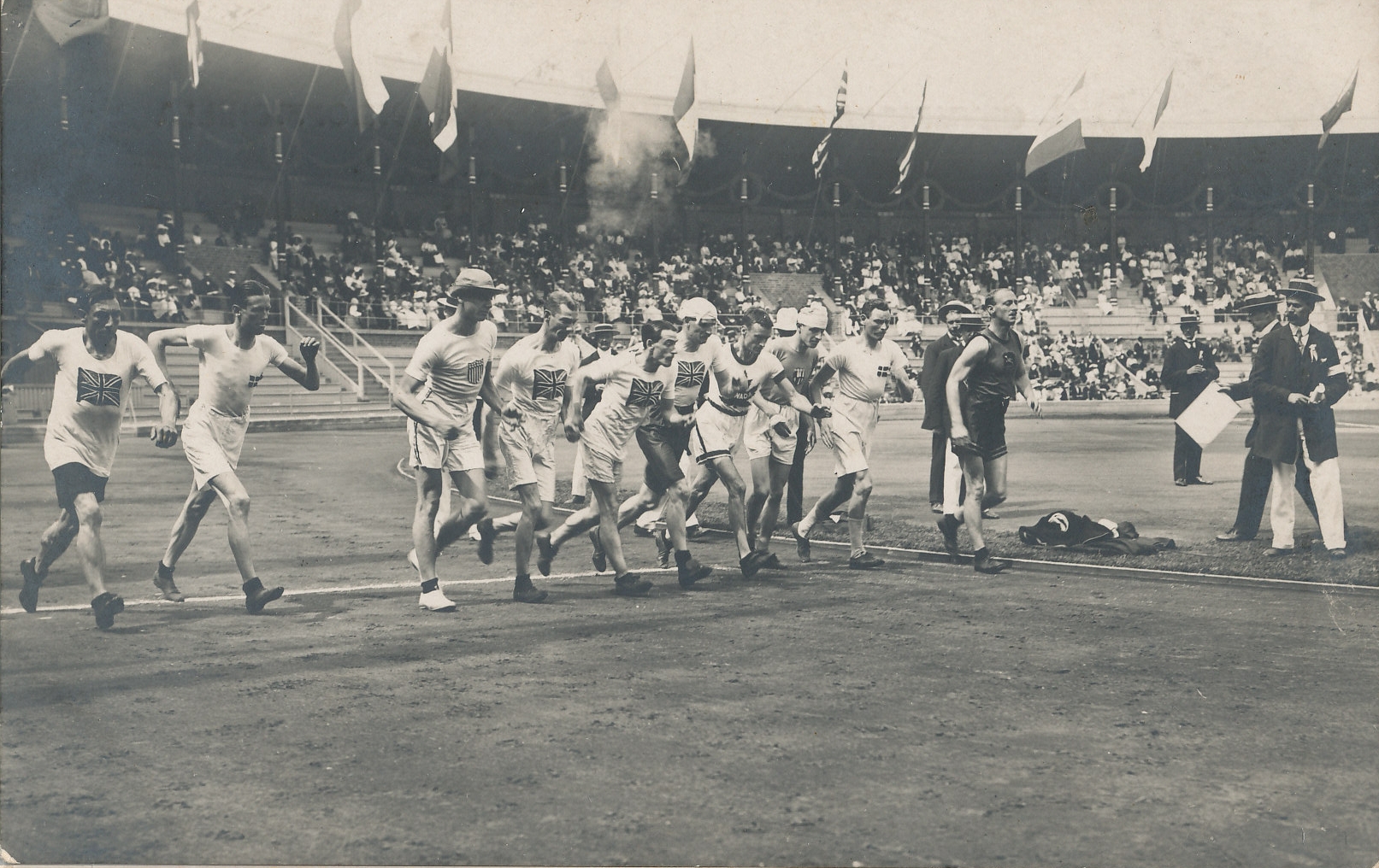 10 km käimise finaalvõistluste start V OM-l