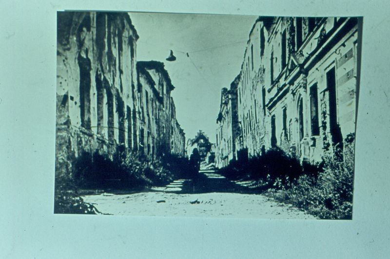 Old Narva. Rüütli Street before the war Ida-Viru county Narva city