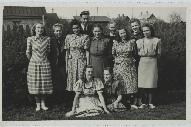 Rakvere I 7.-kl. Kooli õpetajad 1953-56, grupipilt