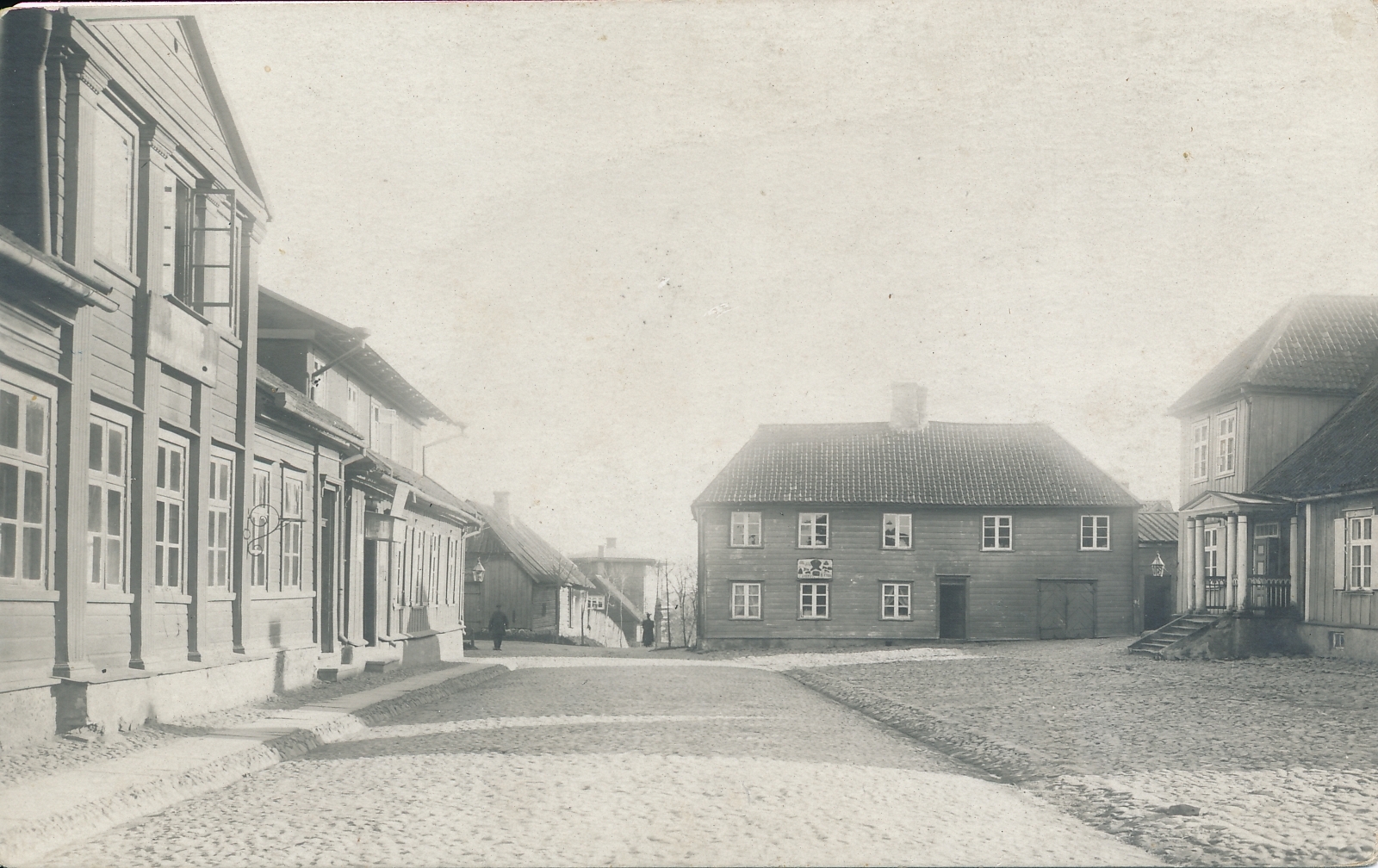 foto, Viljandi, Trepimägi, algus, Suurturg nr 3 (F.Kuhlbarsi maja), hotell, u 1910, foto Christin