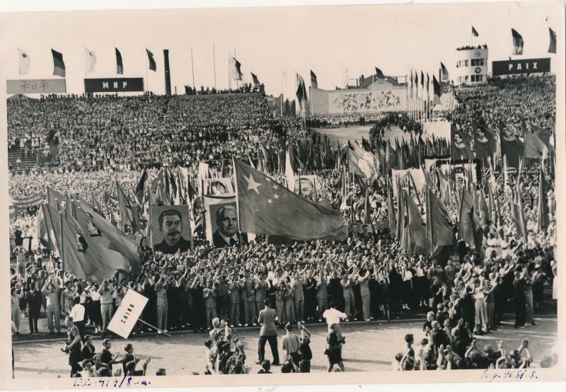 Foto. III ülemaailmne noorsoo ja üliõpilaste rahufestival Berliinis 05.08.1951