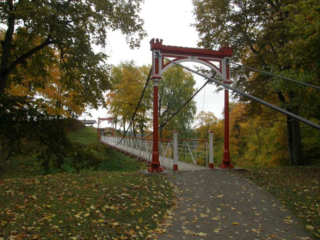 Viljandi Castle Park Ripped Bridge, 19-20th century.