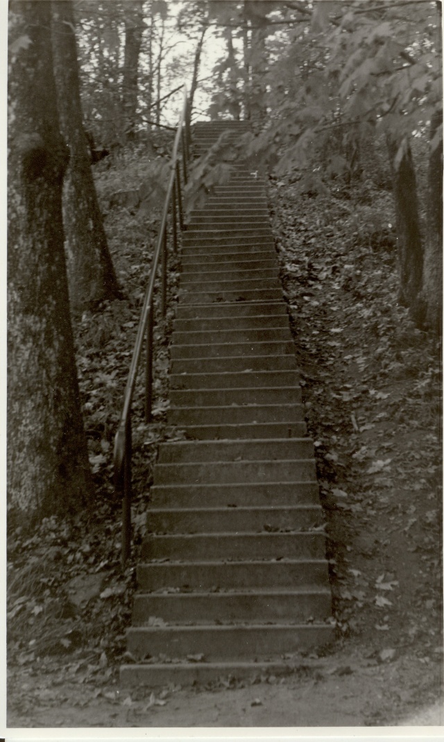 foto, trepp Vallimäele