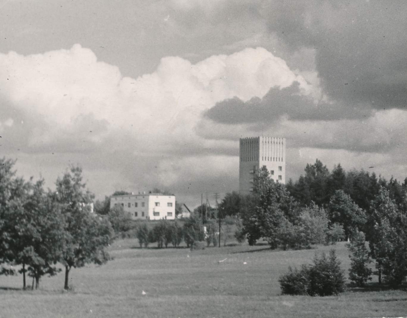 foto, Viljandi, Valuoja org, veetorn, 1964, foto A. Kiisla