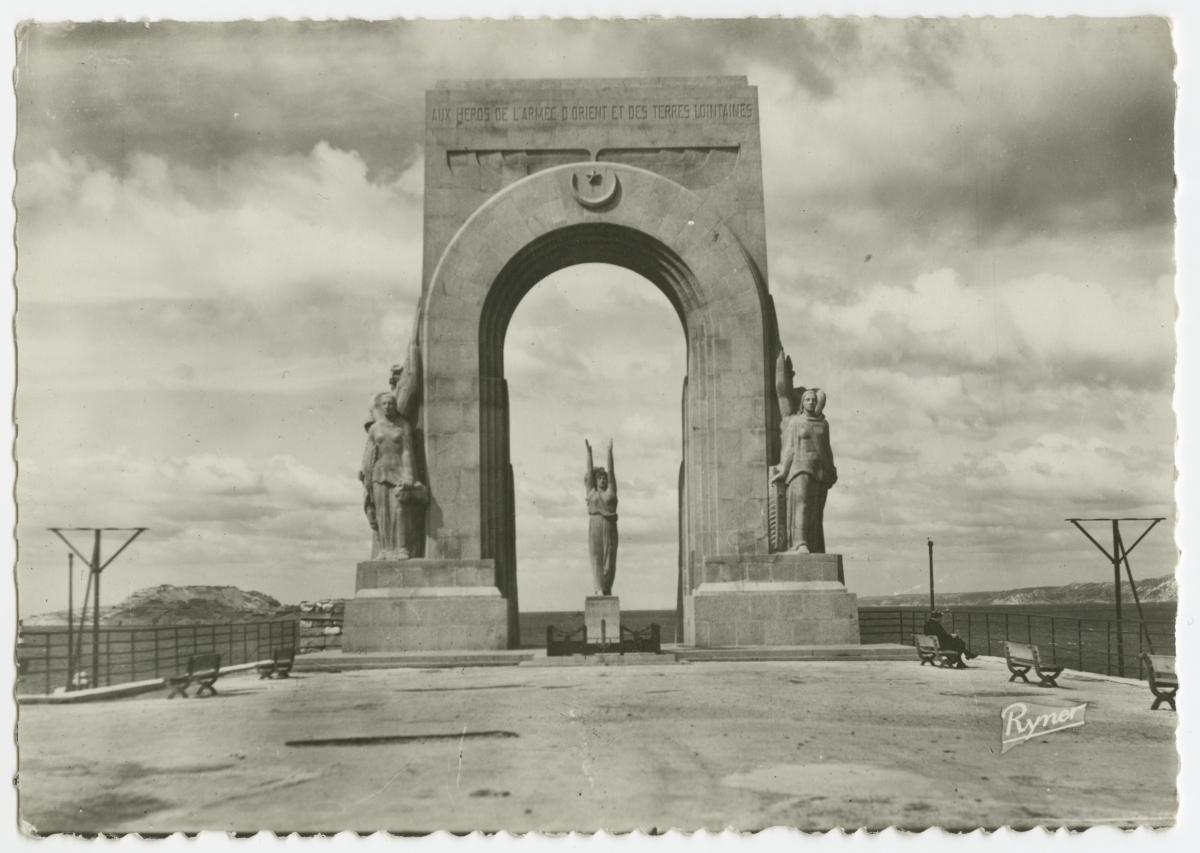 Prantsusmaa. Marseille, vaade ida-sõjakäikudes hukkunute mälestusmonumendile