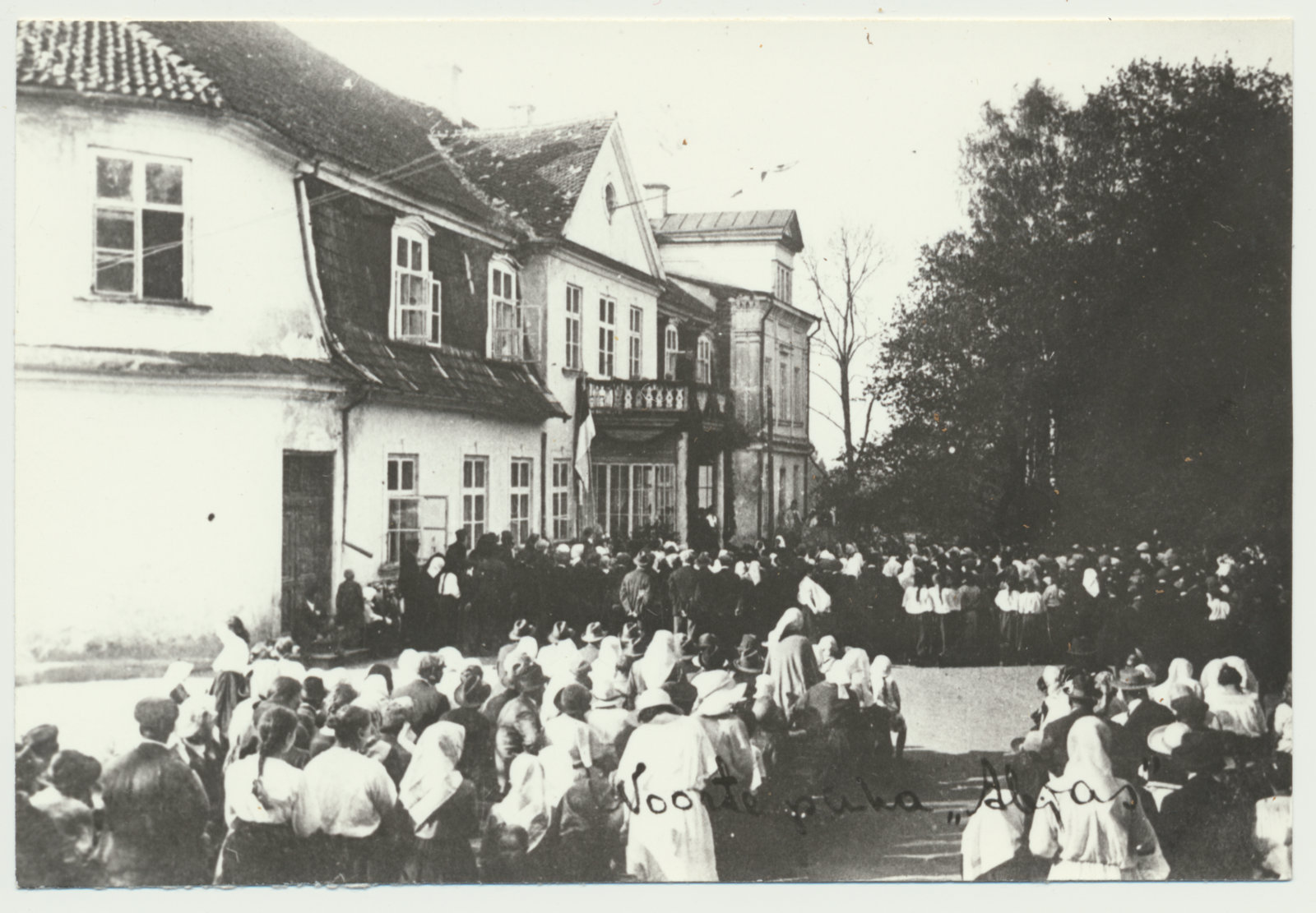 foto Halliste khk, Abja, noortepüha 1924