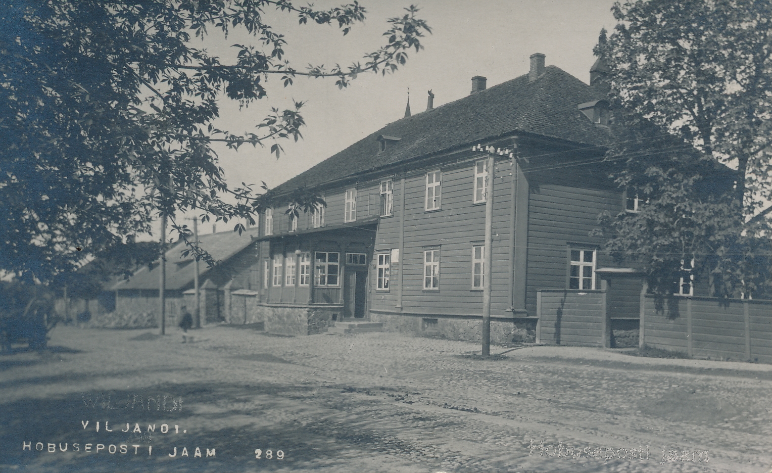 foto, Viljandi, hobupostijaam Klinke, Vaksali tn 4, u 1920