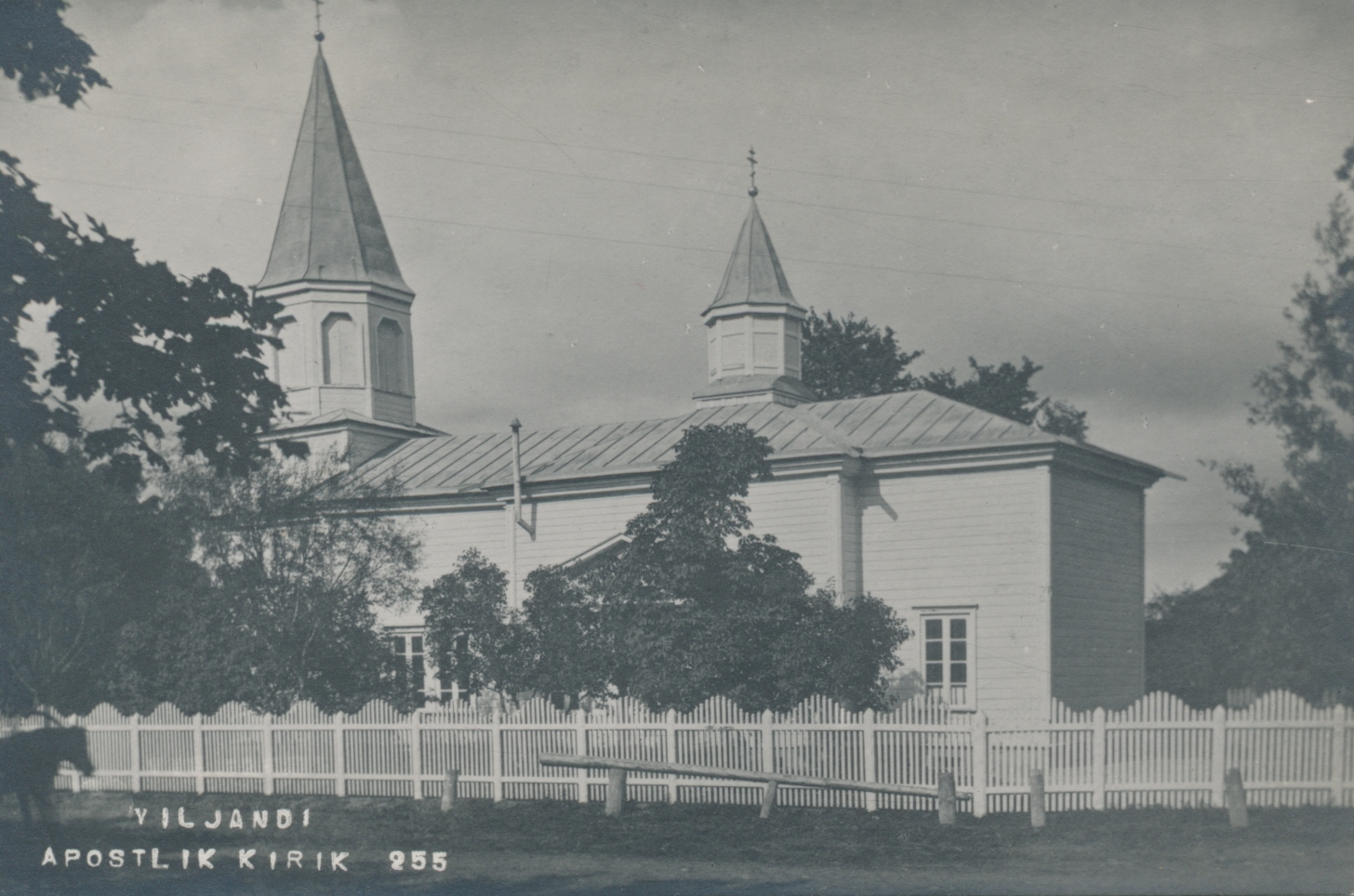 foto, Viljandi, Vaksali tn 2, õigeusu e vene kirik, u 1910 F J. Riet