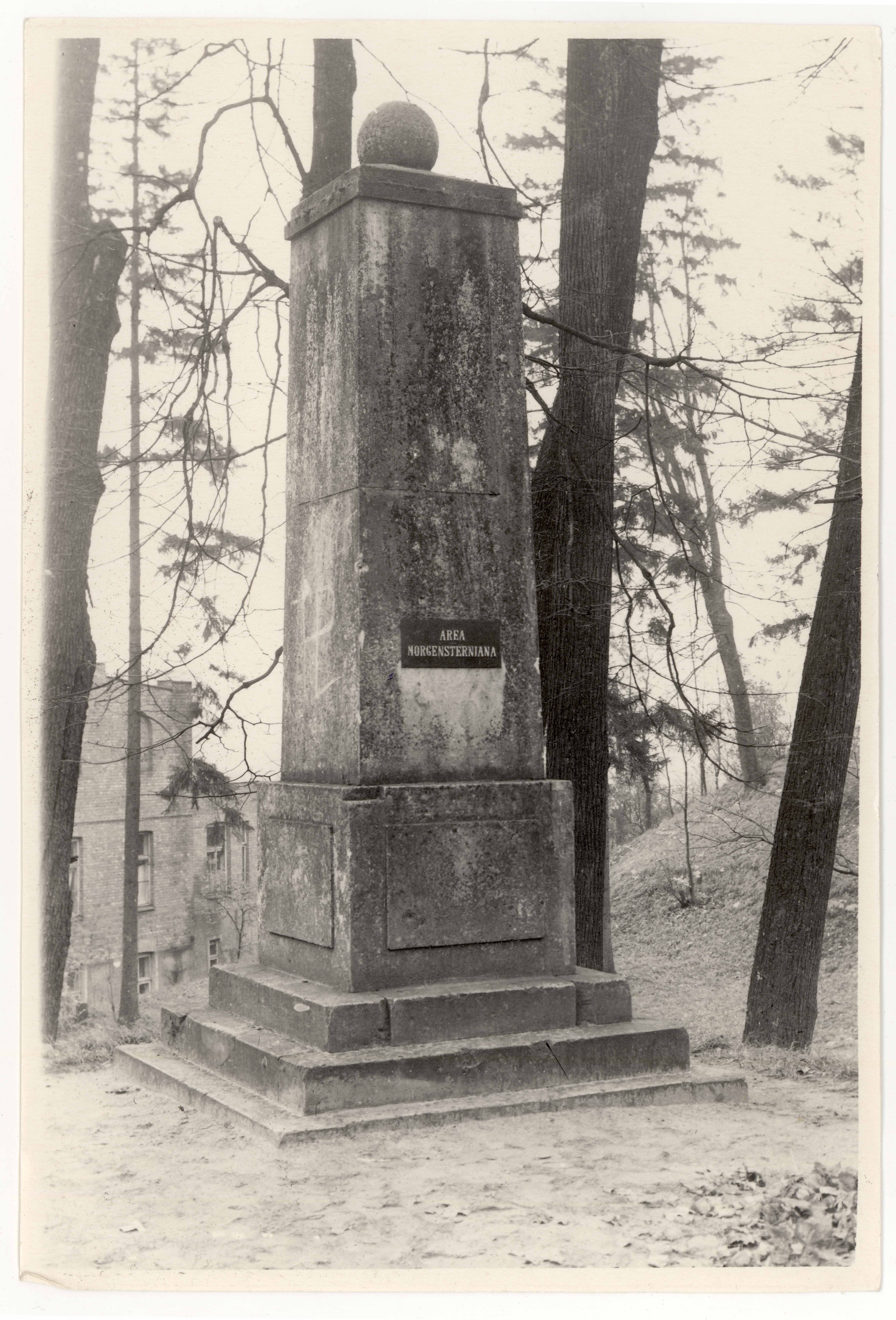 Morgenstern monument on the hill of Toomemäe