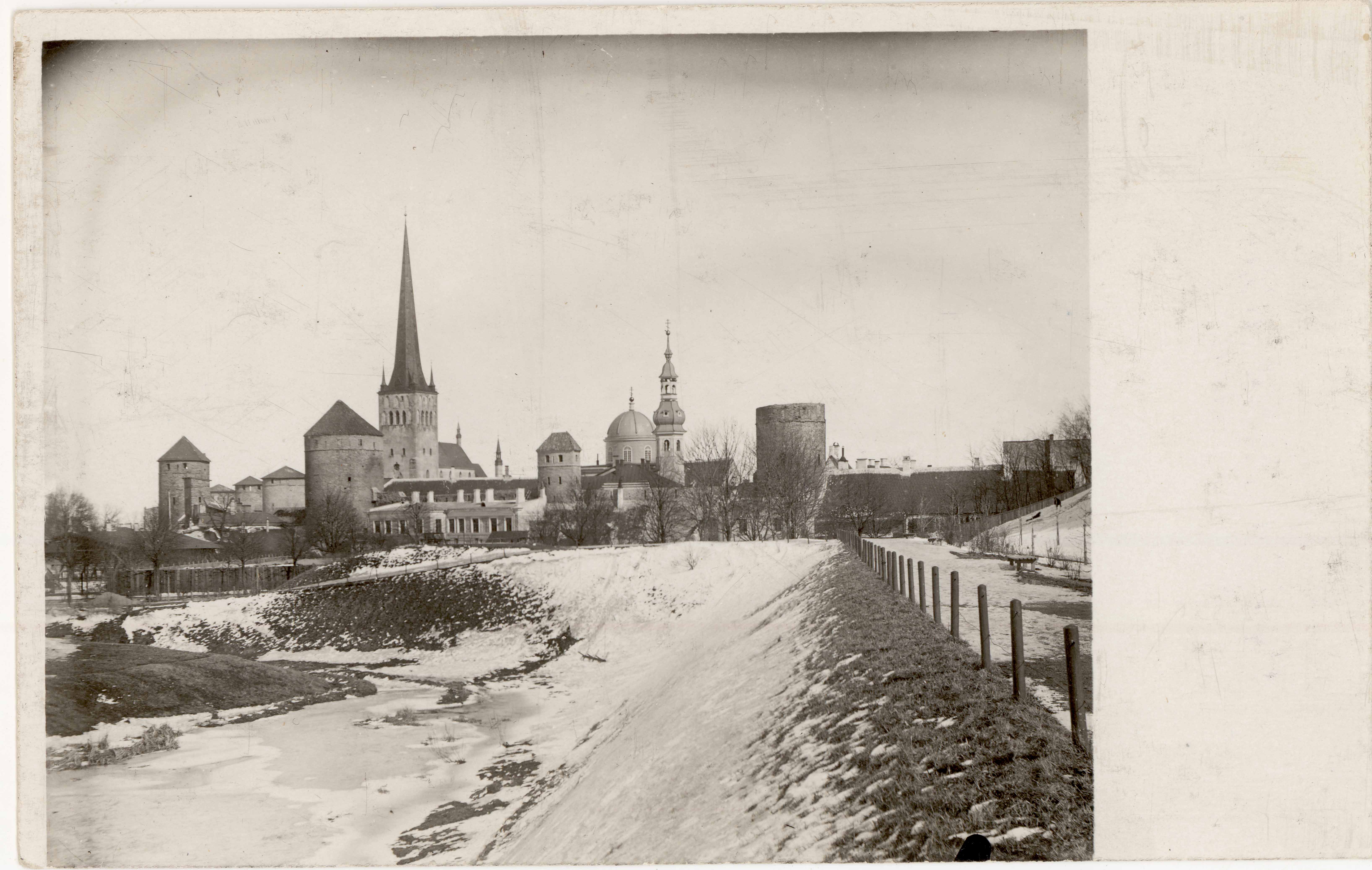 All-city. General view of towers near the Nunnakloster from soil insurance
