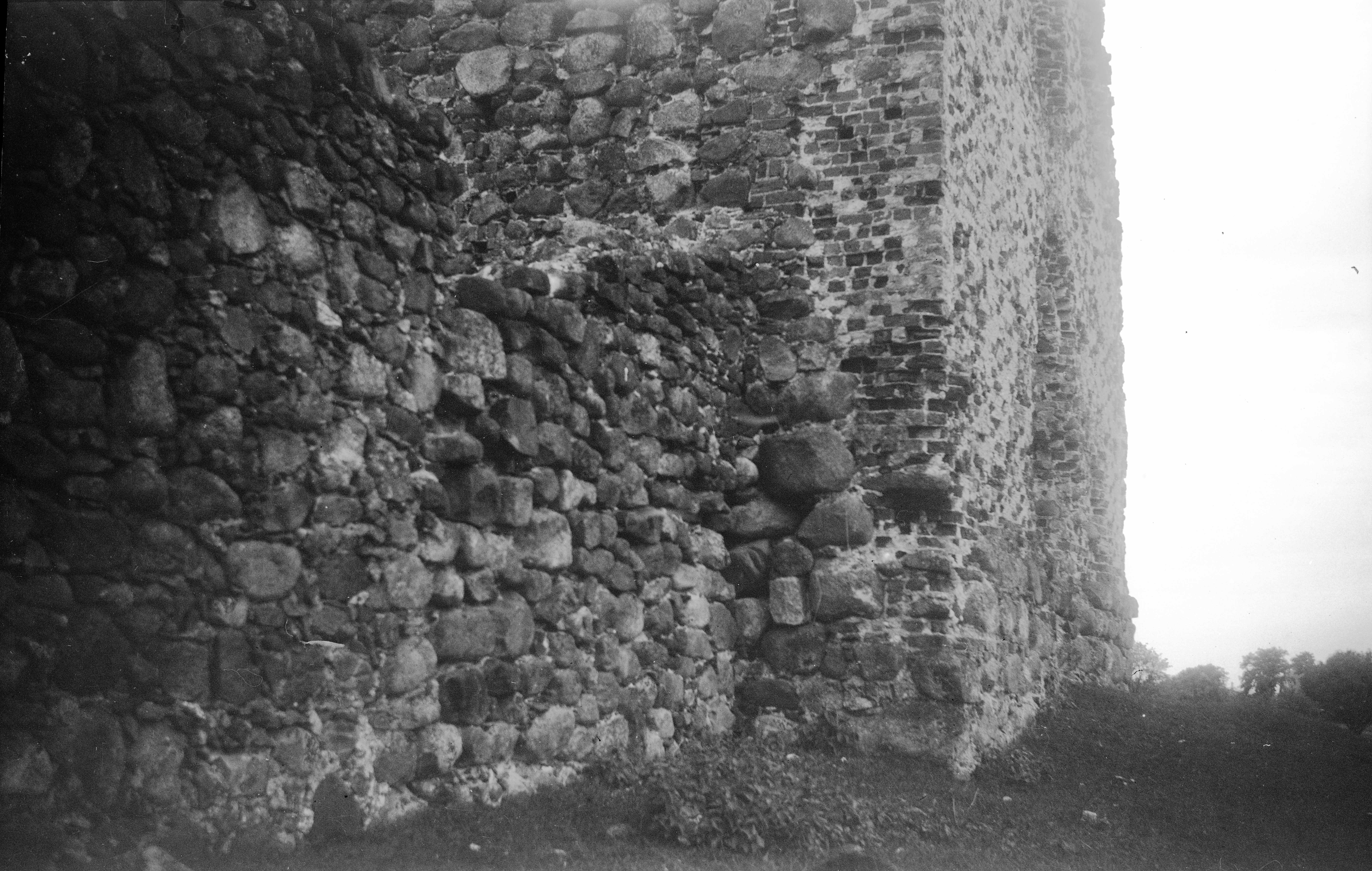 The ruins of the castle. Tower