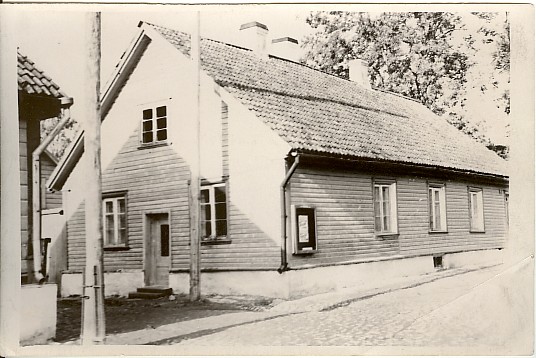 foto, maja Paides Pikal tänaval 1957.a.