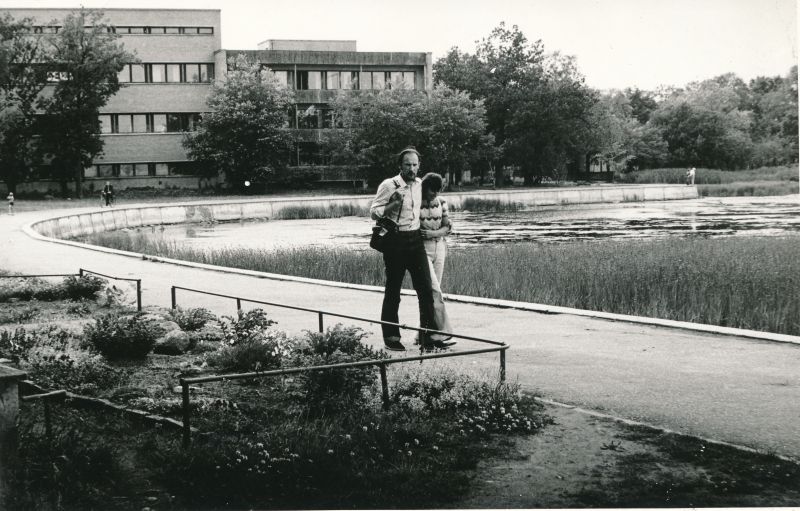 Foto. Vaade sanatoorium "Laine" uuele ravikorpusele Tšaikovski pst ääres. 1980. a.
Foto: Harles Pilter.