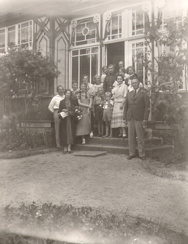 foto, Rudolf Reimann perekonnaga Pärnus.