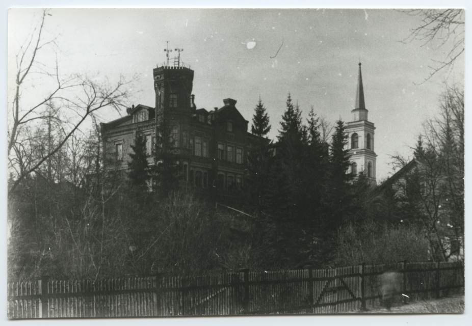 Tartu. Alexander von Oettingen's house on Tiigi Street