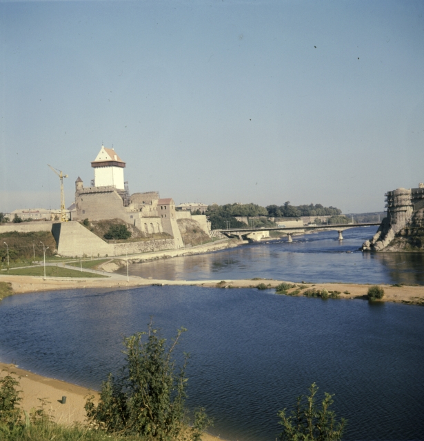 Narva. Vaade Narva kindlusele.