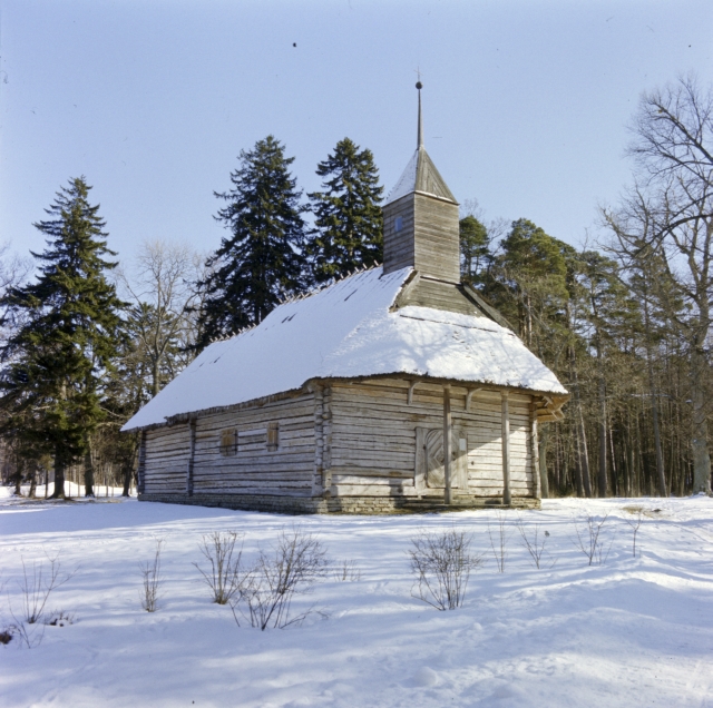 Vabaõhumuuseum talvel.