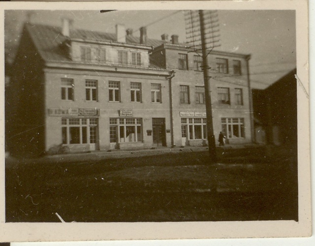 fotopostkaart, maja Paide Turuplatsi ääres